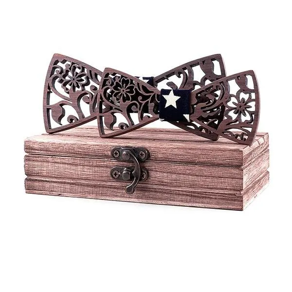 Arthur Adult & Kid's Bloom Wooden Bow Tie Set (6 Styles)