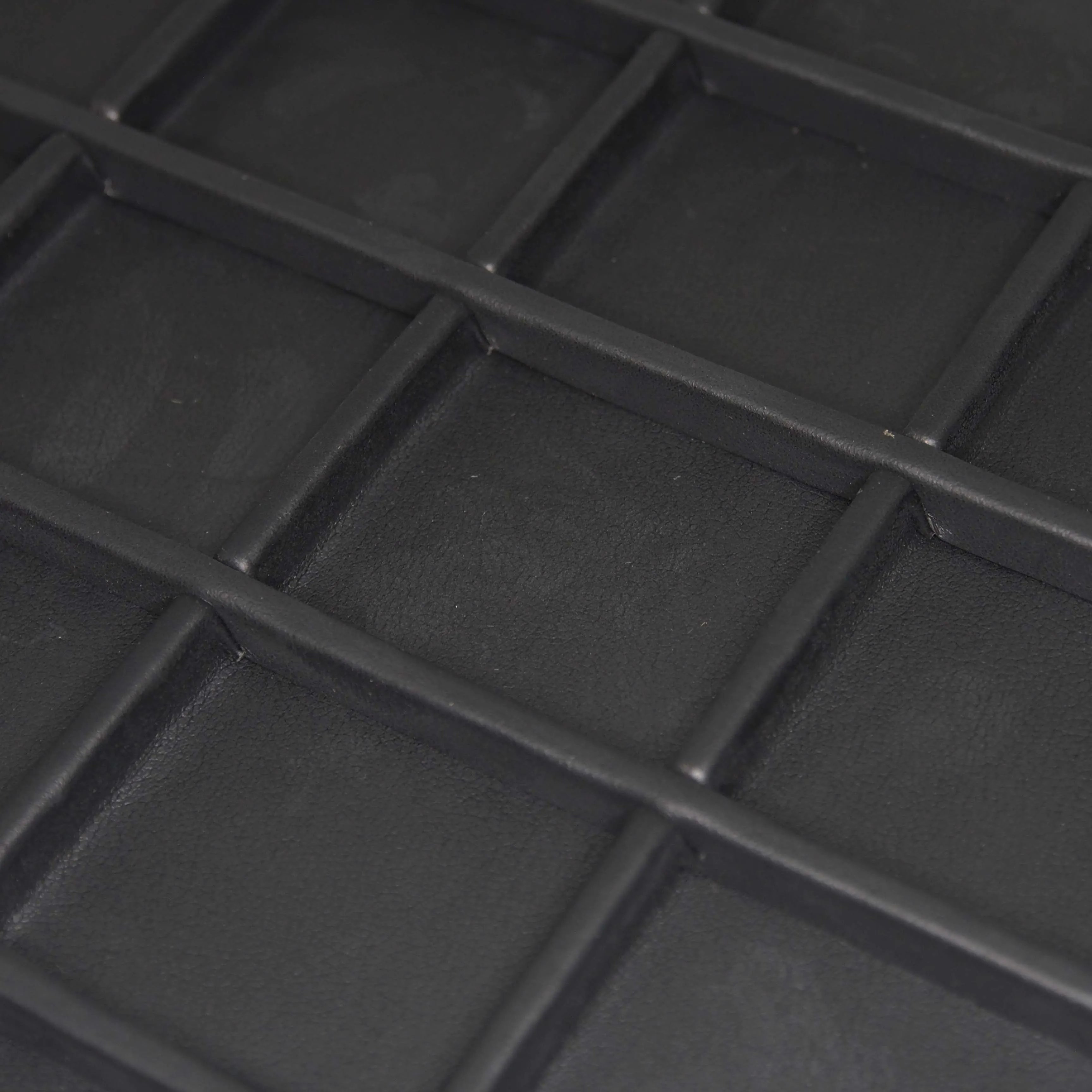 Black Faux Leather 40 Section Deluxe Tray Insert