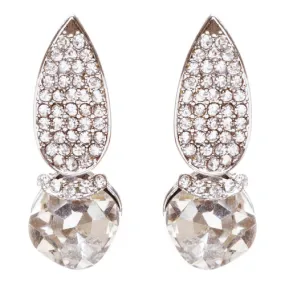 Bridal Wedding Jewelry Crystal Rhinestone Dazzling Chic Dangle Earrings E950 SV