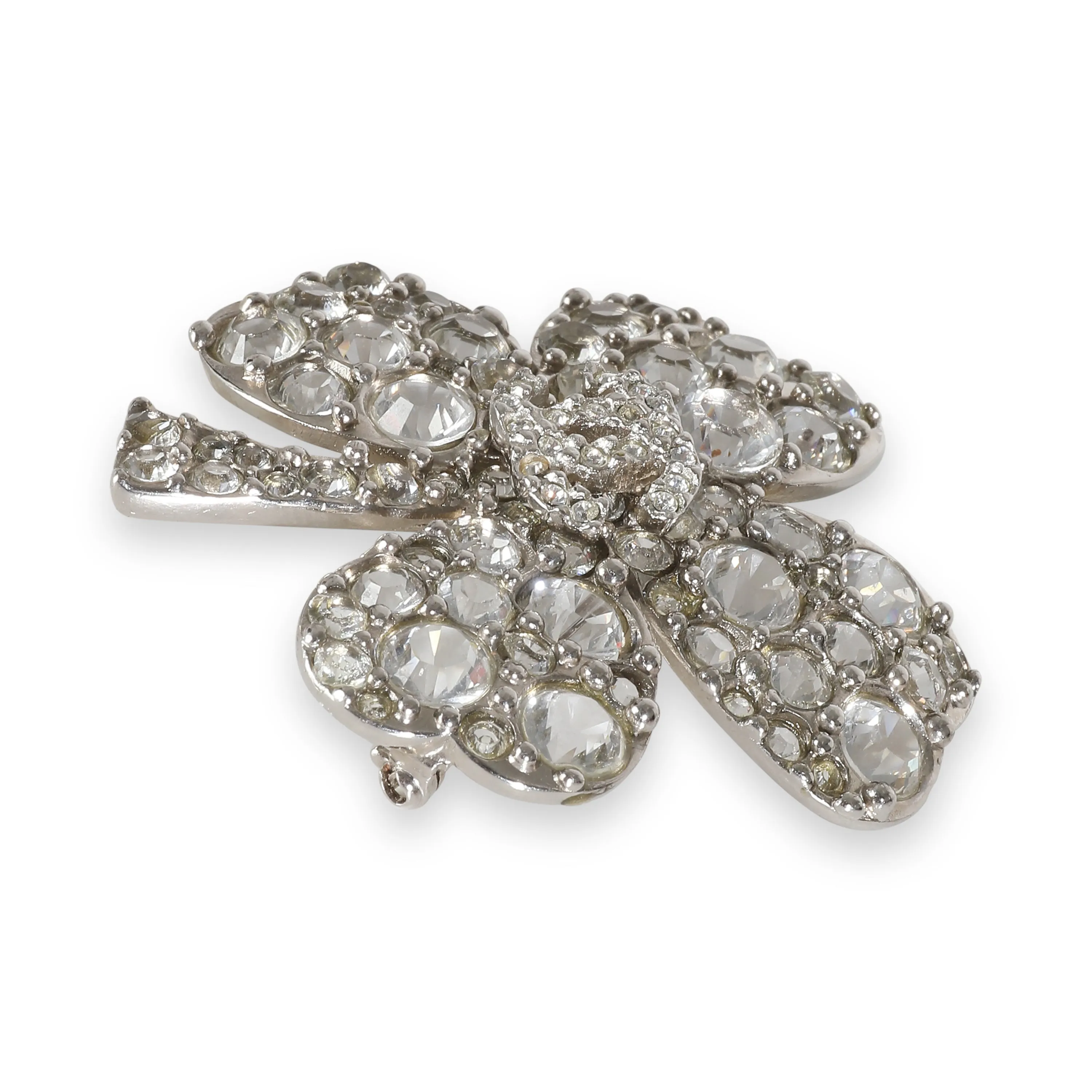CHANEL 2007 Palladium Plated Brooch