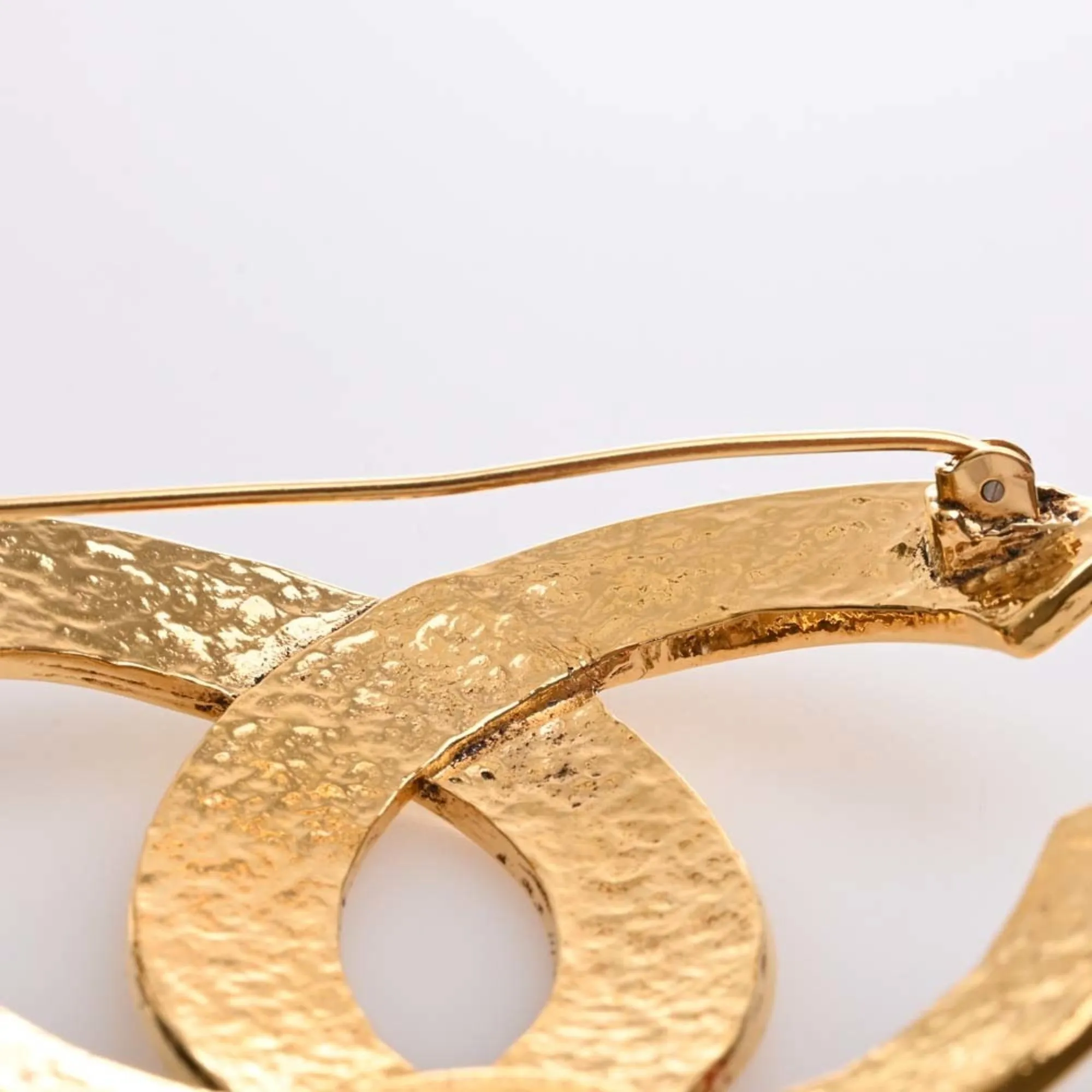 CHANEL Coco Mark Brooch Gold Ladies