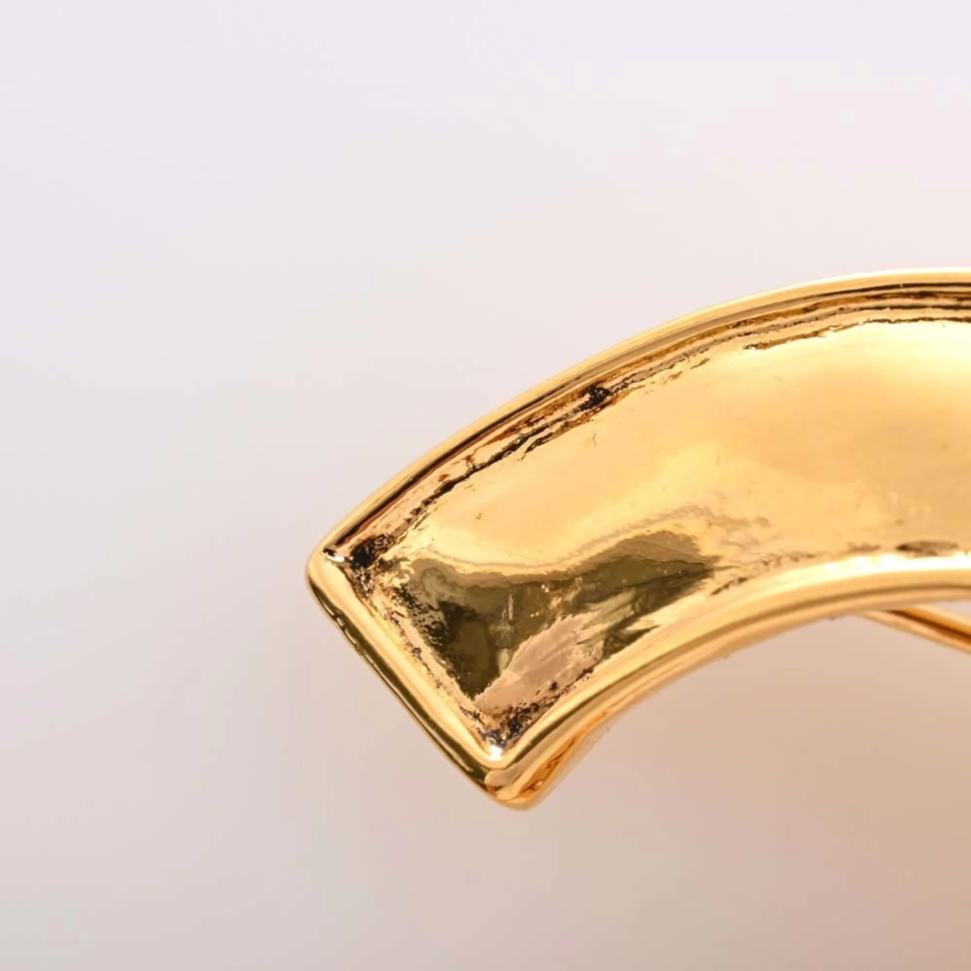 CHANEL Coco Mark Brooch Gold Ladies