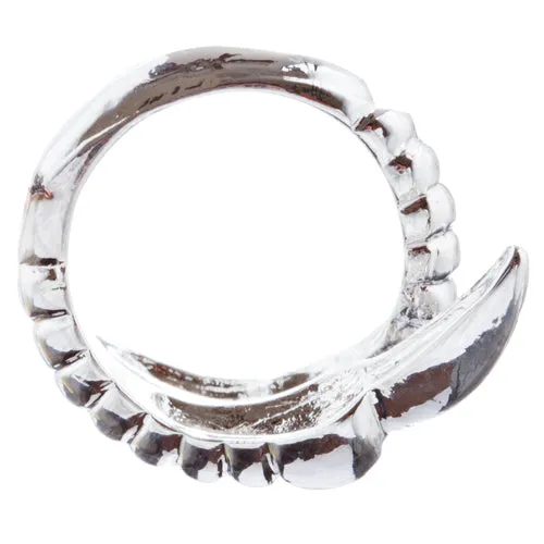 Chic Stylish Claw Design Adjustable Fashion Ring R224 Silver