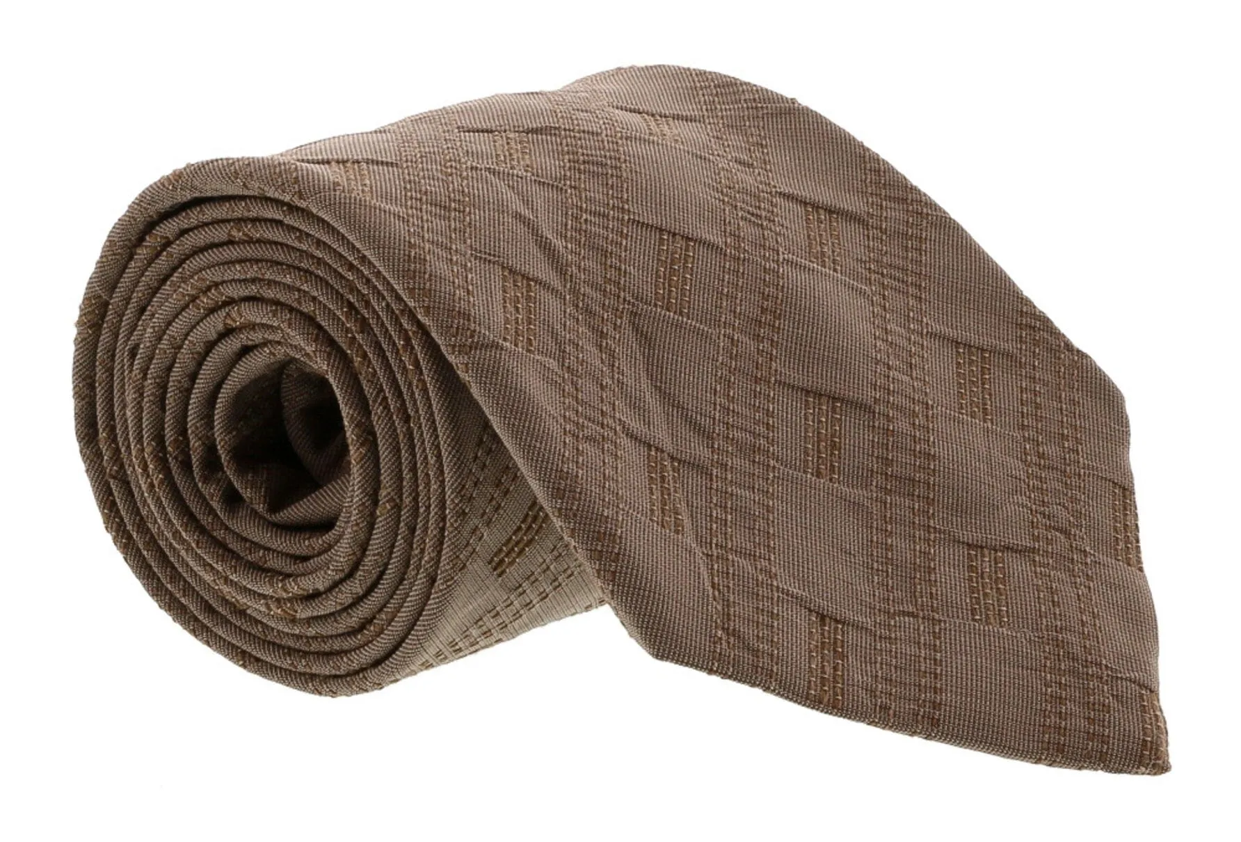 Gianfranco Ferre J035 U8E Brown Silk Mens Tie