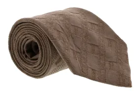 Gianfranco Ferre J035 U8E Brown Silk Mens Tie