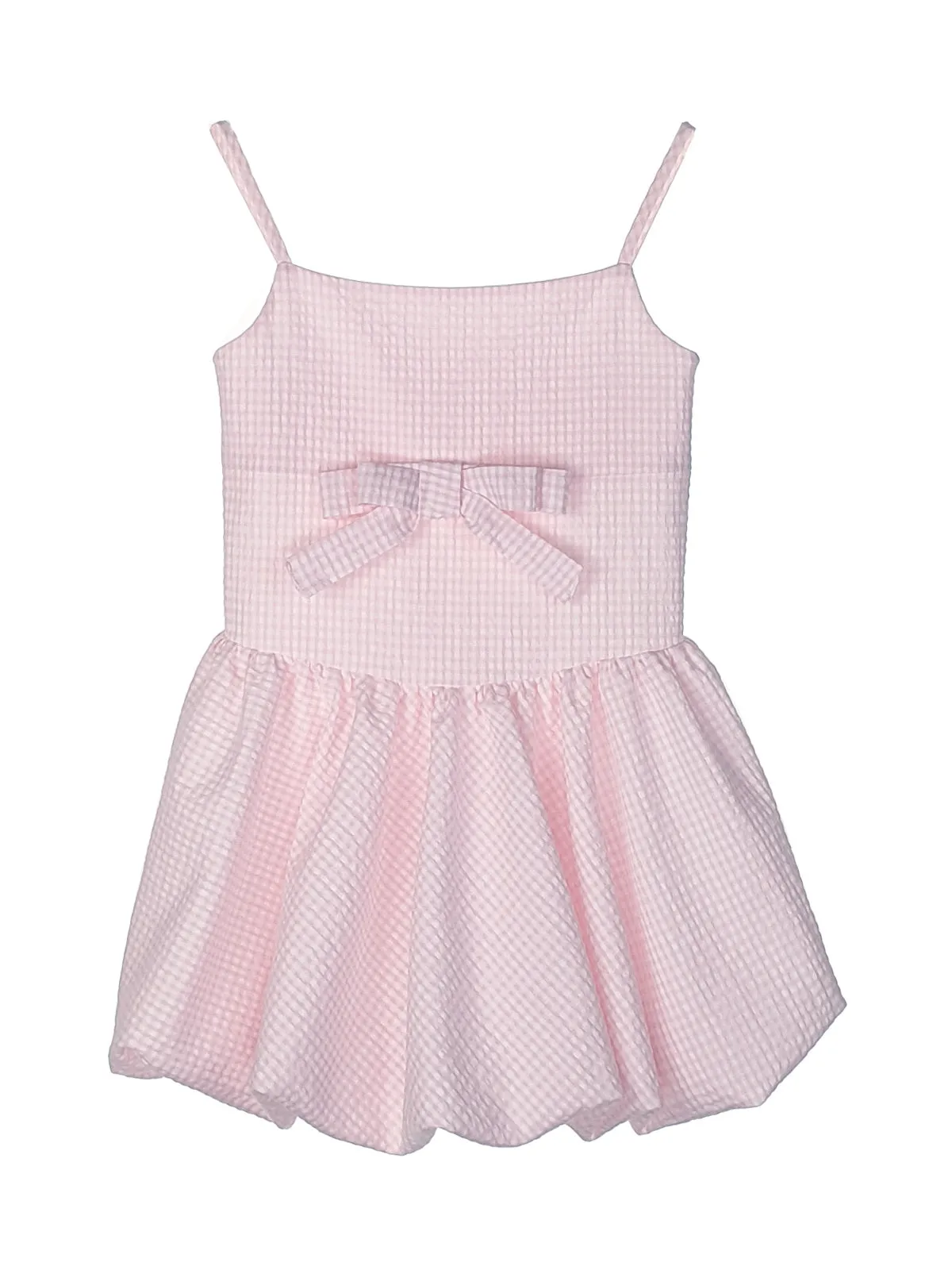 Girl's balloon dress with bow - HOLLY