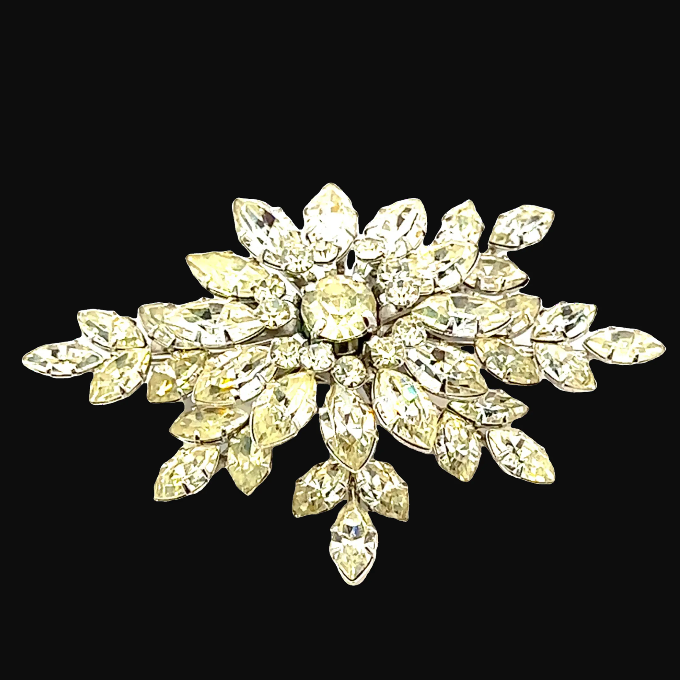 Glorious Vintage Jewel Crest Brooch