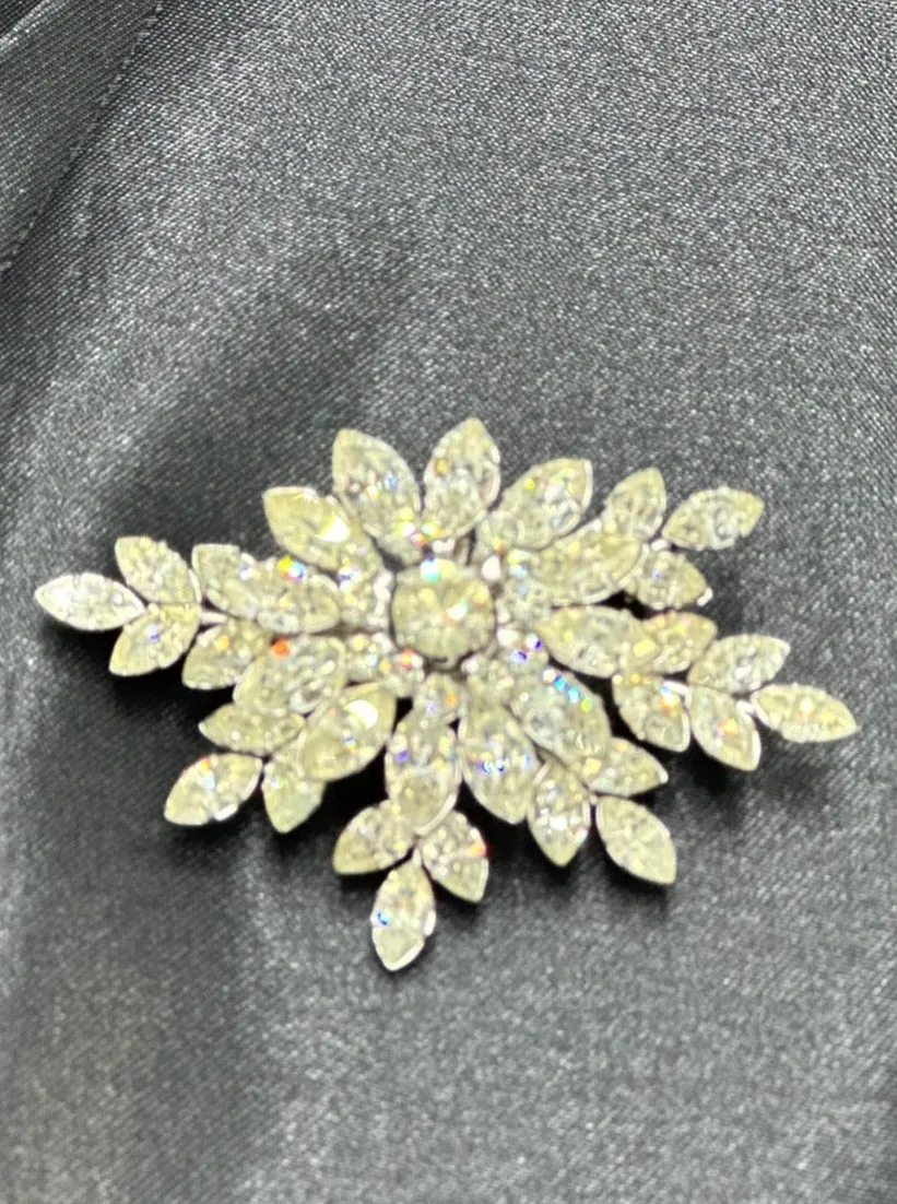 Glorious Vintage Jewel Crest Brooch