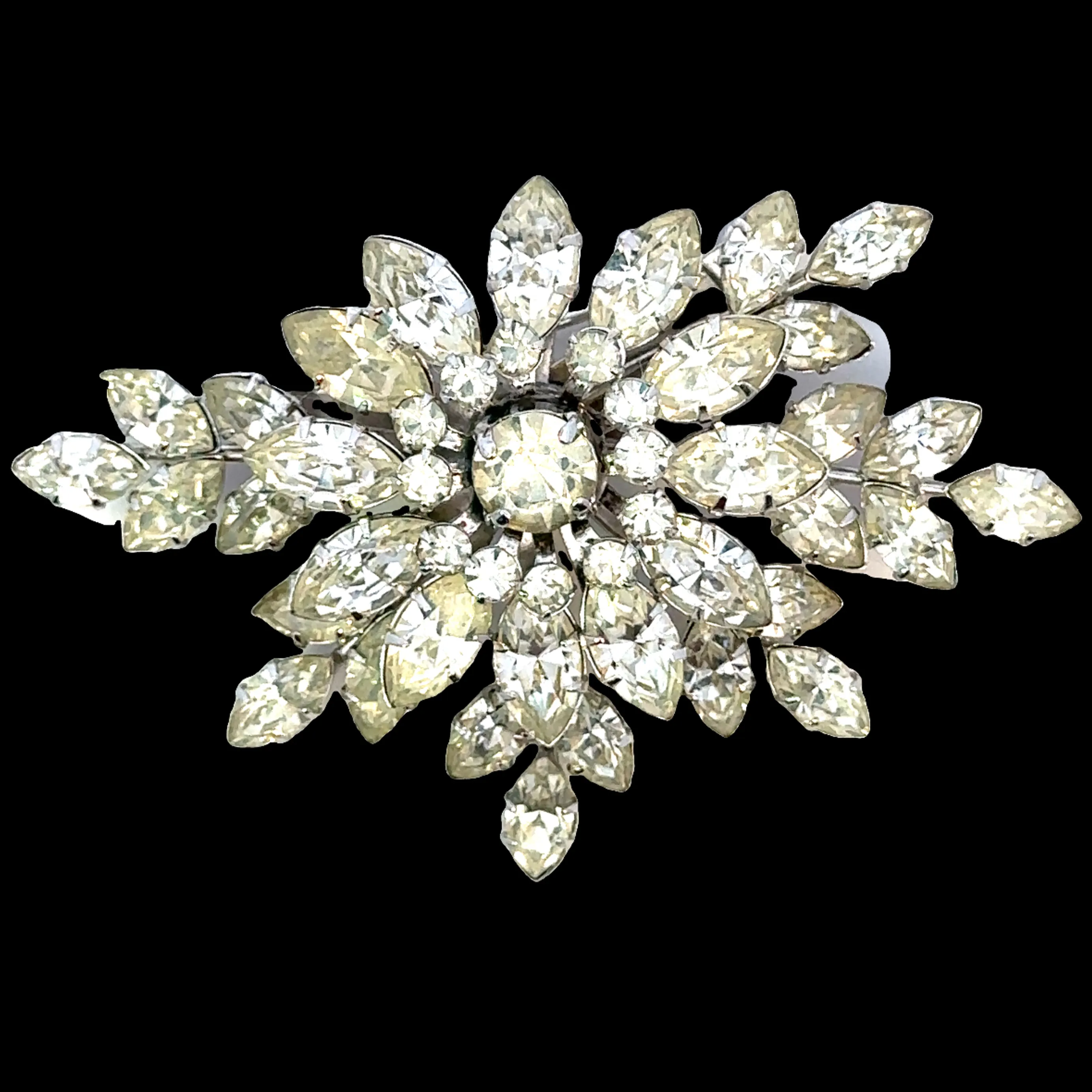 Glorious Vintage Jewel Crest Brooch