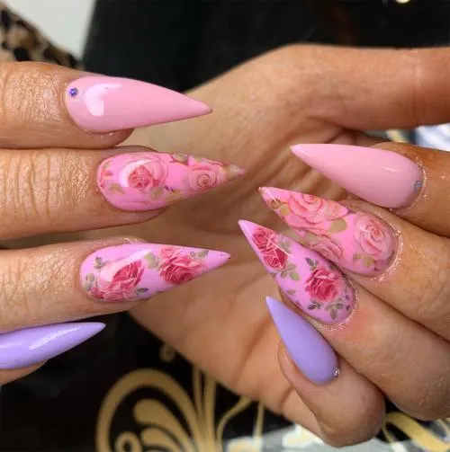Halo Create Nail Foils Vintage Floral 10 Pack