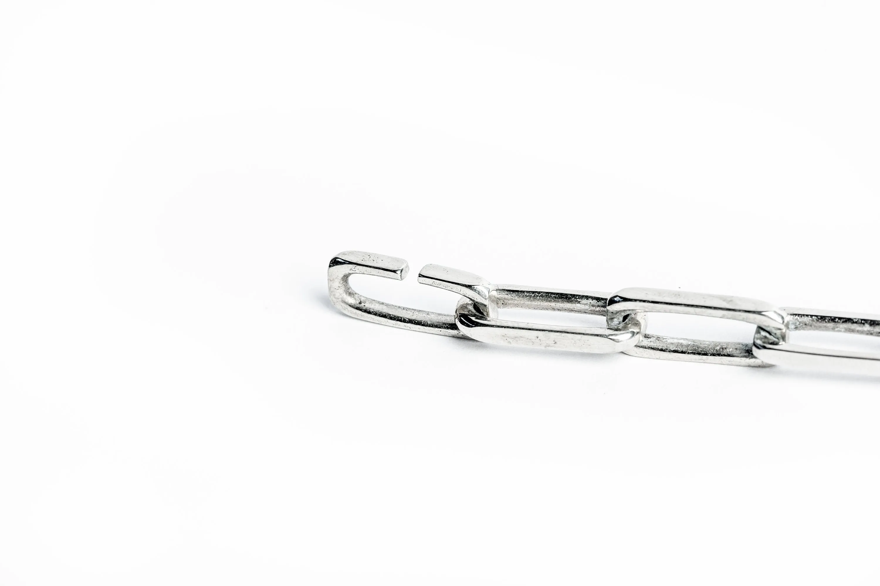 Hinge Crystal Silver Chain Choker Necklace