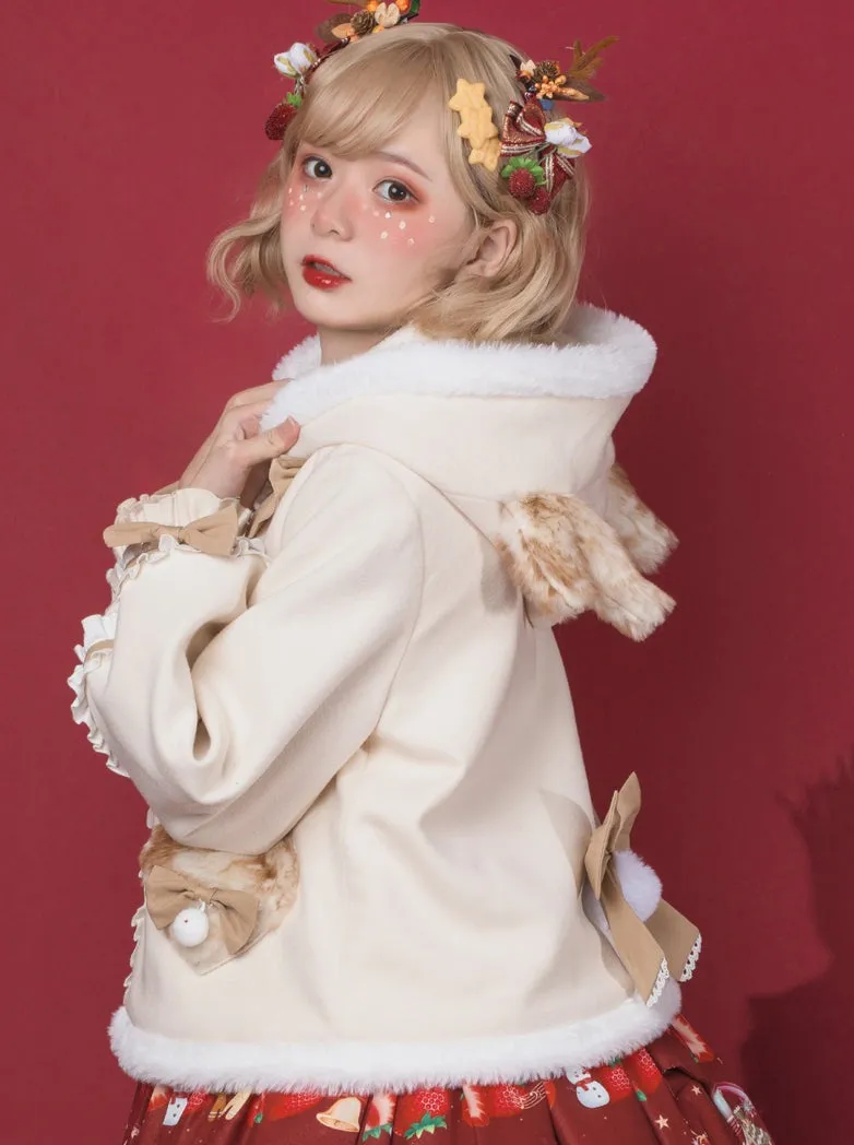 Lorita Jacket Cape Velvet Big Bow