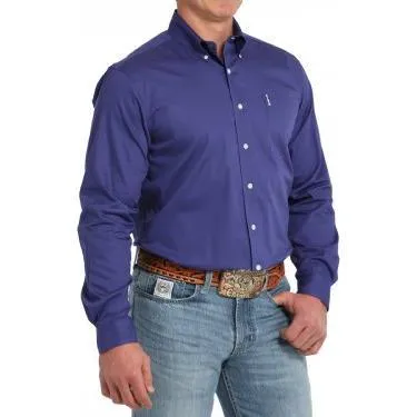 Men's Cinch Modern Fit Solid Button-Down Western Shirt MTW1347121