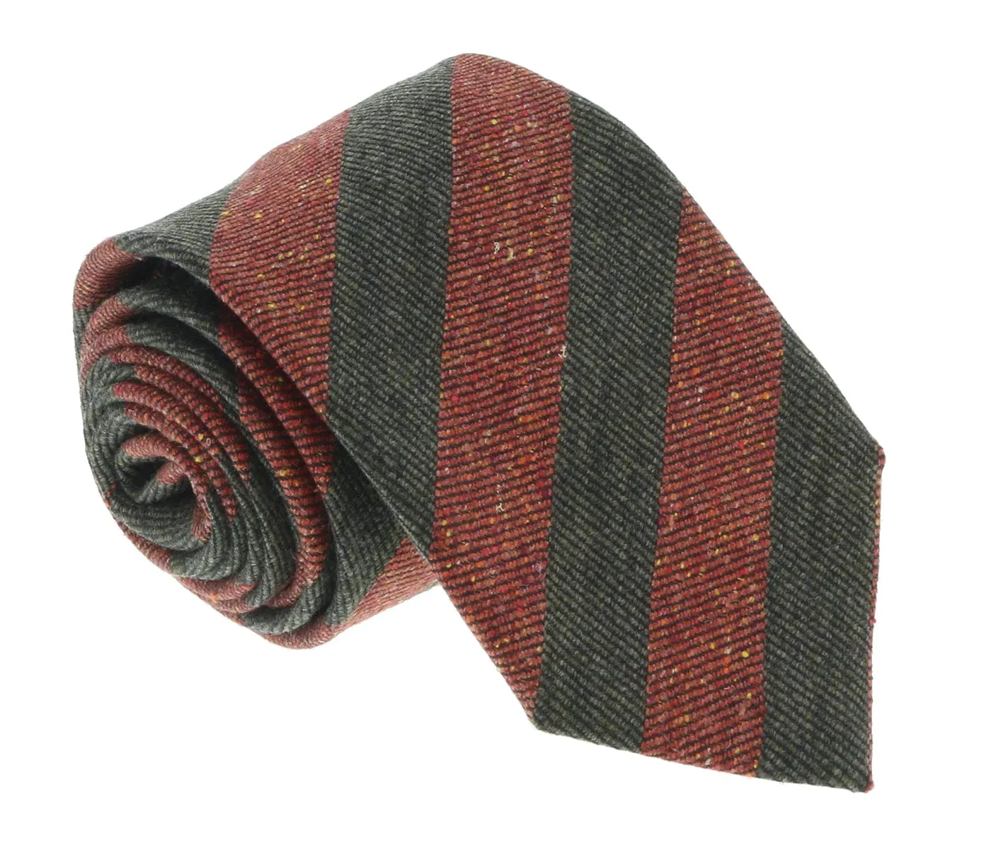 Missoni U5123 Grey/Orange  Awning Pure Silk Tie