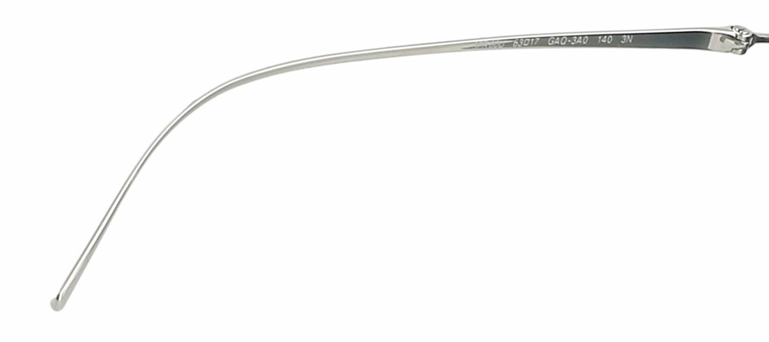 Prada 0PR 60US CONCEPTUAL GAQ3A0 Silver/Black Oval Sunglasses