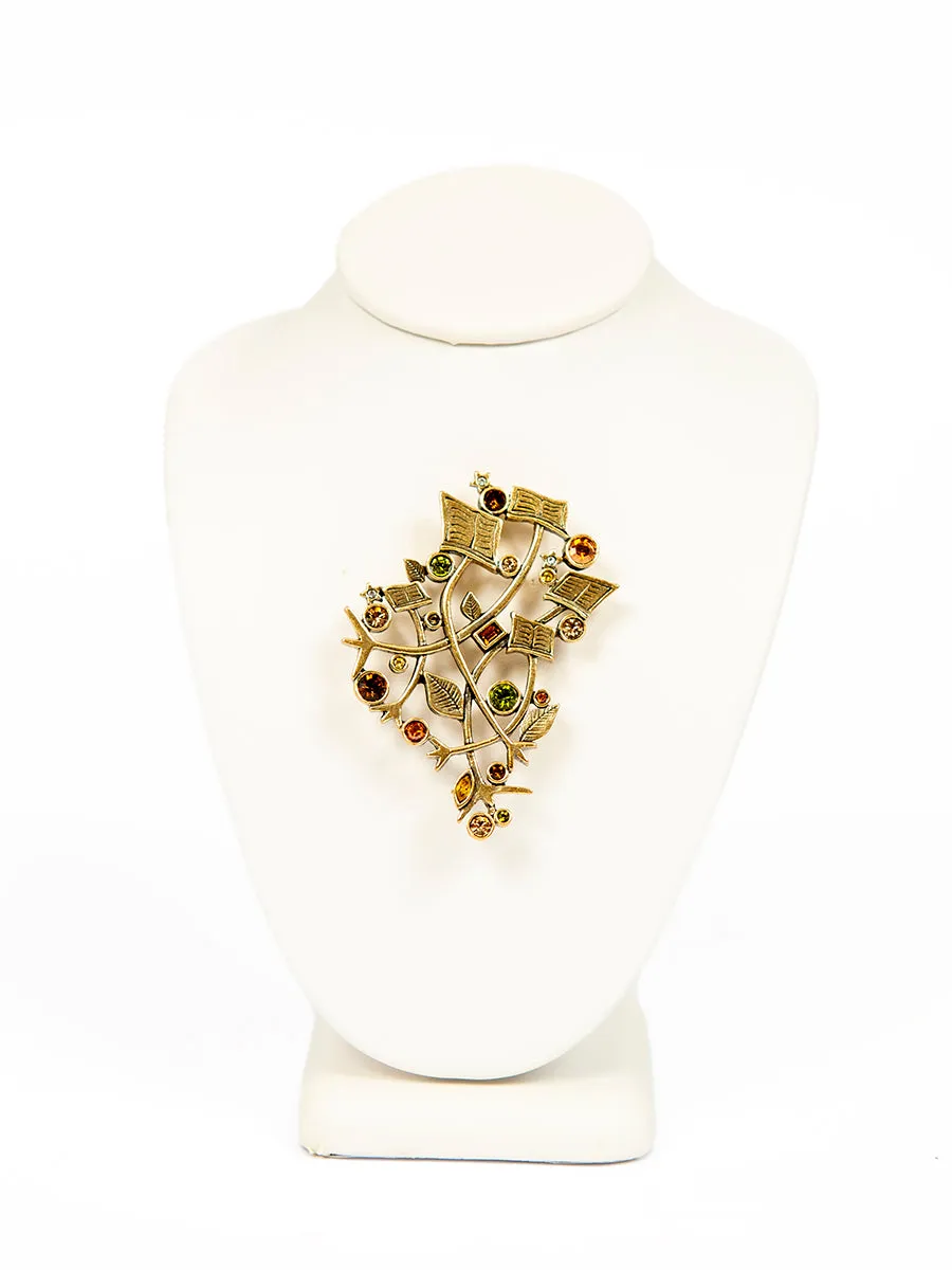 Ravinia Brooch - Gold